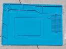 Килимок силіконовий S-150 блакитний з виїмками