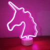 Нічний світильник NEON Unicorn Pink