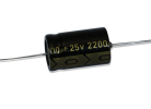 Конденсатор електролітичний 2200 uF 25V, 105C, d16 L28