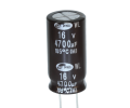 Конденсатор електролітичний 4700 uF 16 V, 105C, d16 h32