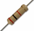 Резистор 2Вт, 820 Om (5%), d5 L15, (MOF-2W)
