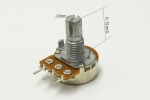 Резистор  змінний TP WH148-1A-2-B10K, L-15 T18, 10kOm