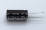 Конденсатор електролітичний 47 uF 400 V, 105C, d16 h31